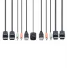 StarTech.com 2-Port Dual-Monitor DisplayPort Cable KVM Switch, 4K 60Hz, Compact KVM with 5ft/1.5m USB-A/DisplayPort/Audio Integrated Cables, Bus Powered - Remote Push Button/Hotkey Switching