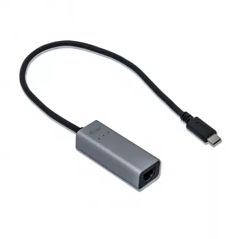 i-tec Metal USB-C Gigabit Ethernet Adapter, Wired, USB Type-C, Ethernet, 1000 Mbit/s, Grey