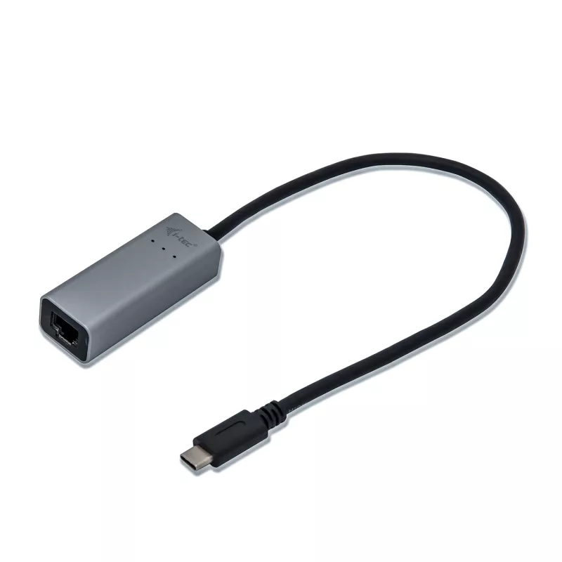 i-tec Metal USB-C Gigabit Ethernet Adapter, Wired, USB Type-C, Ethernet, 1000 Mbit/s, Grey