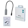 i-tec Metal USB-C Gigabit Ethernet Adapter, Wired, USB Type-C, Ethernet, 1000 Mbit/s, Grey