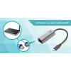 i-tec Metal USB-C Gigabit Ethernet Adapter, Wired, USB Type-C, Ethernet, 1000 Mbit/s, Grey