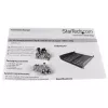 StarTech.com 2U Server Rack Shelf - Universal Vented Rack Mount Cantilever Tray for 19 inch Network Equipment Rack & Cabinet - Heavy Duty Steel - Weight Capacity 50lb/23kg - 16 inch Deep Shelf, Black