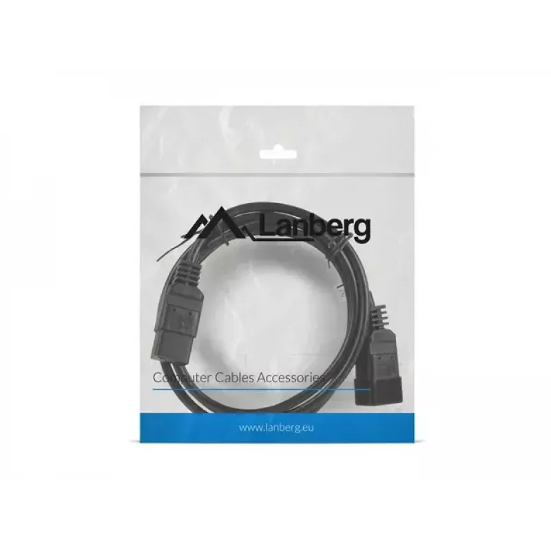 Power Cable Lanberg CA-C19E-10CC-0018-BK Black 1.8m