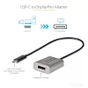 StarTech.com USB C to DisplayPort Adapter - 8K/4K 60Hz USB-C to DisplayPort 1.4 Adapter Dongle - USB Type-C to DP Monitor Video Converter - Works w/Thunderbolt 3 - w/12 inch Long Attached Cable