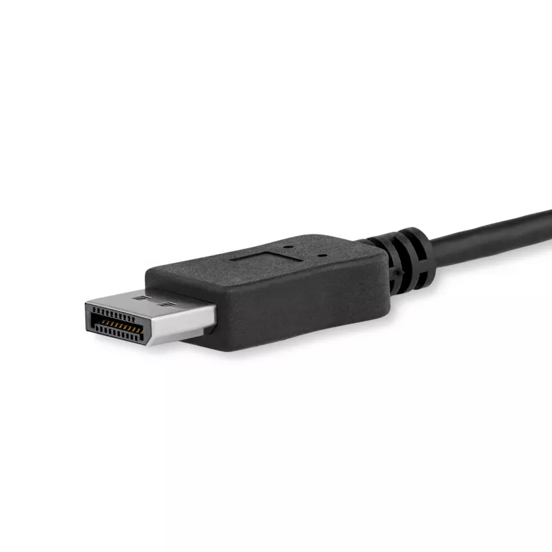 StarTech.com 6ft/1.8m USB C to DisplayPort 1.2 Cable 4K 60Hz - USB-C to DisplayPort Adapter Cable HBR2 - USB Type-C DP Alt Mode to DP Monitor Video Cable - Works w/ Thunderbolt 3 - Black