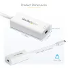 StarTech.com USB-C to Mini DisplayPort Adapter - 4K 60Hz - White - USB 3.1 Type-C to Mini DP Adapter - Upgraded Version is CDP2MDPEC