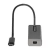 StarTech.com USB C to Mini DisplayPort Adapter - 4K 60Hz USB-C to mDP Adapter Dongle - USB Type-C to Mini DP Monitor - Video Converter - Works w/Thunderbolt 3-12 inch Long Attached Cable - Upgraded Version of CDP2MDP