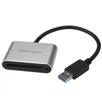 StarTech.com USB 3.0 Card Reader/Writer for CFast 2.0 Cards, CFast, CFast 2.0, Black, Silver, 5000 Mbit/s, Aluminium, Activity, Power, CE, FCC, RoHS, REACH
