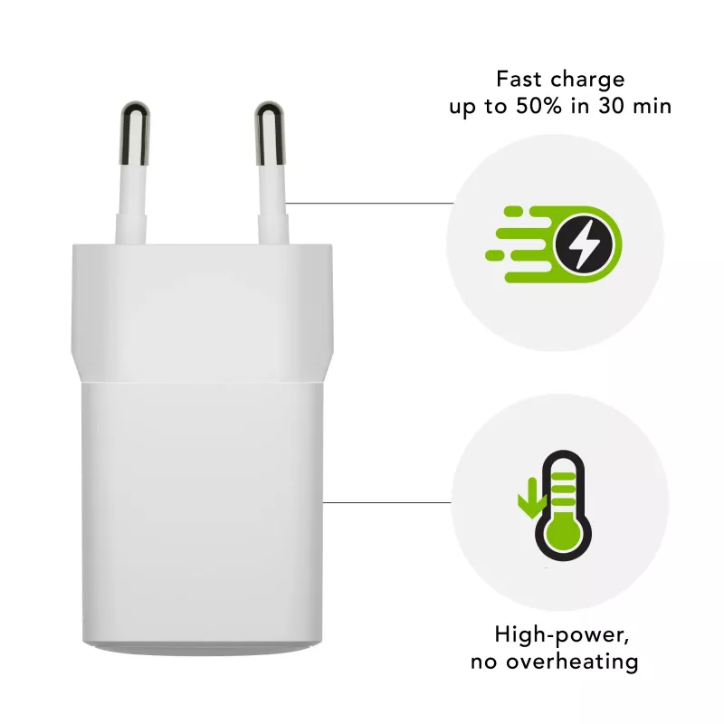 dbramante1928 re-charge Pro - EU Wall Charger - USB-C 30W - W