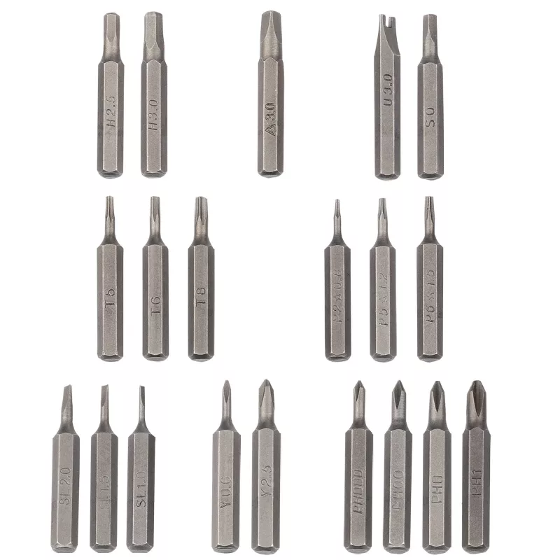 StarTech.com 20-Bit Electric Precision Screwdriver Set - Portable/Mini Battery Powered Bit Driver Kit for Electronic, Laptop, Computer, Tablet & Phone Repairs - Magnetic - Cordless