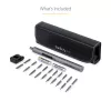 StarTech.com 20-Bit Electric Precision Screwdriver Set - Portable/Mini Battery Powered Bit Driver Kit for Electronic, Laptop, Computer, Tablet & Phone Repairs - Magnetic - Cordless