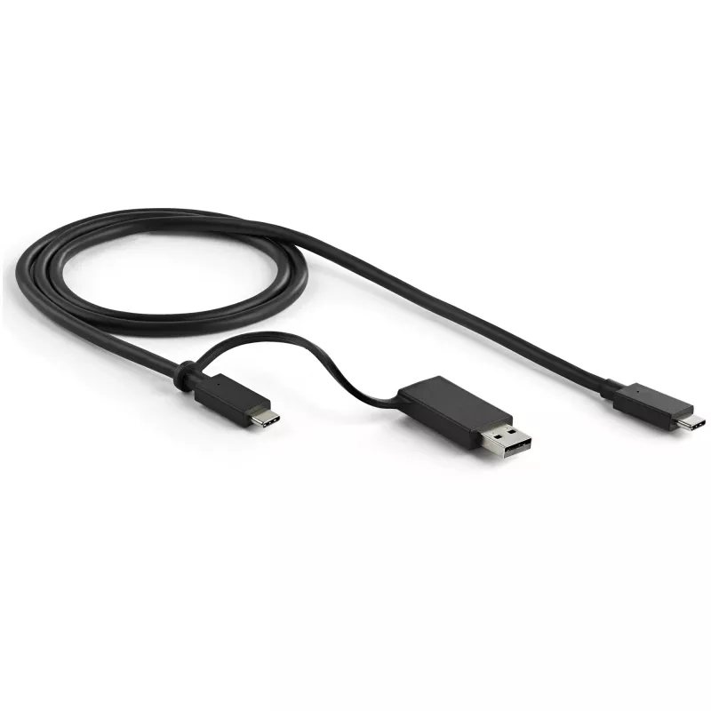 StarTech.com Universal Laptop Docking Station, Hybrid USB-C & USB-A Dock, Dual 4K DP & HDMI, 100W PD, Mac / Windows / Chrome OS, 4x USB 5Gbps Hub, GbE