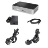 StarTech.com USB C Dock - 4K 60Hz Quad Monitor DisplayPort & HDMI - Universal USB-C Docking Station with 100W Power Delivery - USB Hub with 1x USB Type-C & 3x USB-A, Ethernet, Audio