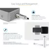 StarTech.com USB C Dock - 4K 60Hz Quad Monitor DisplayPort & HDMI - Universal USB-C Docking Station with 100W Power Delivery - USB Hub with 1x USB Type-C & 3x USB-A, Ethernet, Audio