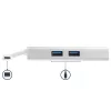 StarTech.com USB-C Multiport Adapter - USB-C Travel Docking Station w/ 4K HDMI - 60W Power Delivery Pass-Through, GbE, 2pt USB-A 3.0 Hub - Portable Mini USB Type-C Dock for Laptop - White