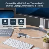 StarTech.com USB-C Multiport Adapter - USB-C Travel Docking Station w/ 4K HDMI - 60W Power Delivery Pass-Through, GbE, 2pt USB-A 3.0 Hub - Portable Mini USB Type-C Dock for Laptop - White
