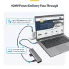 StarTech.com USB-C Multiport Adapter Hub, USB-C to 4K 60Hz HDMI, Gigabit Ethernet and 100W Laptop Charging for Macbook Pro / Air and Windows