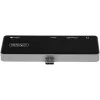 StarTech.com USB C Multiport Adapter - USB-C to 4K 60Hz HDMI 2.0, 100W Power Delivery Pass-Through Charging, 3-Port USB 3.0 Hub, Audio - USB-C Mini Dock - Portable USB Type-C Travel Dock