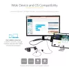 StarTech.com USB C Multiport Adapter - USB-C to 4K 60Hz HDMI 2.0, 100W Power Delivery Pass-Through Charging, 3-Port USB 3.0 Hub, Audio - USB-C Mini Dock - Portable USB Type-C Travel Dock