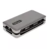 StarTech.com USB-C Multiport Adapter - 4K 60Hz HDMI/DP - 3-Port USB Hub - 100W Power Delivery Pass-Through - GbE - Travel Mini Docking Station w/ Charging - 1ft/30cm Wrap-Around Cable