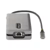 StarTech.com USB-C Multiport Adapter - 4K 60Hz HDMI/DP - 3-Port USB Hub - 100W Power Delivery Pass-Through - GbE - Travel Mini Docking Station w/ Charging - 1ft/30cm Wrap-Around Cable