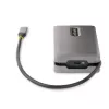 StarTech.com USB-C Multiport Adapter - 4K 60Hz HDMI/DP - 3-Port USB Hub - 100W Power Delivery Pass-Through - GbE - Travel Mini Docking Station w/ Charging - 1ft/30cm Wrap-Around Cable