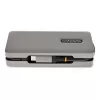 StarTech.com USB-C Multiport Adapter - 4K 60Hz HDMI/DP - 3-Port USB Hub - 100W Power Delivery Pass-Through - GbE - Travel Mini Docking Station w/ Charging - 1ft/30cm Wrap-Around Cable