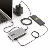StarTech.com USB-C Multiport Adapter - HDMI/VGA - 4K 60Hz - 3-Port USB Hub - 100W Power Delivery Pass-Through - GbE - Travel Mini Docking Station w/ Charging - 1ft/30cm Wrap-Around Cable