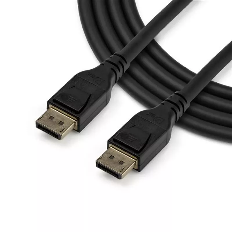 StarTech.com 16ft (5m) VESA Certified DisplayPort 1.4 Cable, 8K 60Hz HBR3 HDR, UHD DisplayPort to DisplayPort Monitor Cord, Ultra HD 4K 120Hz DP 1.4 Video Cable M/M DP Connector