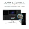 StarTech.com 10ft (3m) VESA Certified DisplayPort 1.4 Cable - 8K 60Hz HDR10 - Ultra HD 4K 120Hz Video - DP 1.4 Cable / Cord - For Monitors/Displays - DisplayPort to DisplayPort Cable - M/M