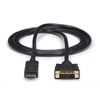 StarTech.com 6ft (1.8m) DisplayPort to DVI Cable, DisplayPort to DVI Adapter Cable, Passive DP to DVI-D Video Converter, 1080p - Replacement for DP2DVIMM6