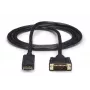 StarTech.com 6ft (1.8m) DisplayPort to DVI Cable, DisplayPort to DVI Adapter Cable, Passive DP to DVI-D Video Converter, 1080p - Replacement for DP2DVIMM6