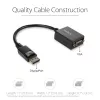 StarTech.com DisplayPort to VGA Adapter - Active DP to VGA Converter - 1080p Video - DisplayPort Certified - DP/DP++ Source to VGA Monitor Cable Adapter Dongle - Latching DP Connector