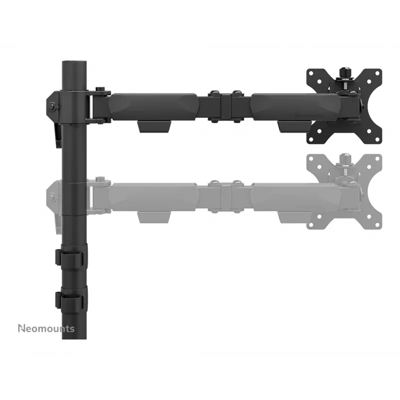 Neomounts DS60-600BL1 Monitor arm 10-32 inch - Quick-fix - 180°-stop