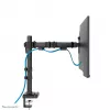 Neomounts DS60-600BL1 Monitor arm 10-32 inch - Quick-fix - 180°-stop