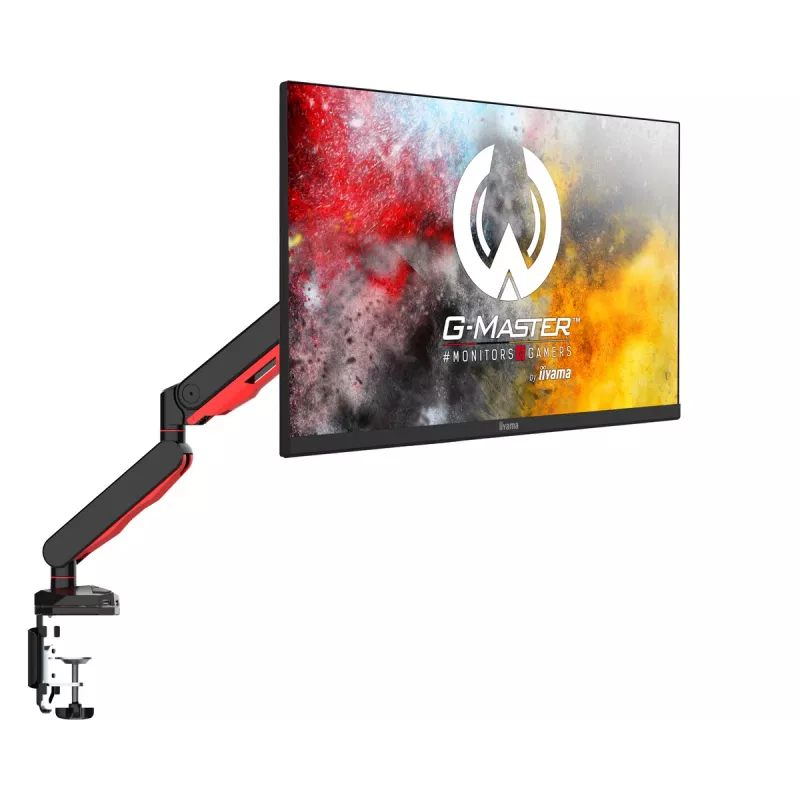 iiyama DSG3001C-R1 monitor mount / stand 76.2 cm (30 inch) Desk Black, Red