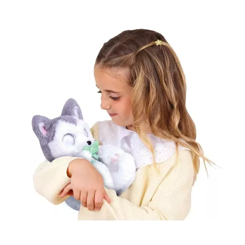 Plush interactive mascot Epee Psytulaski Husky dog — interactive soft toy with sounds and movement