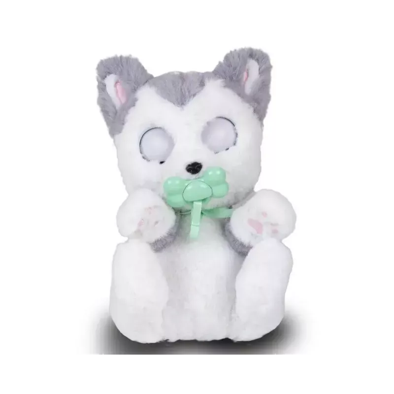 Plush interactive mascot Epee Psytulaski Husky dog — interactive soft toy with sounds and movement