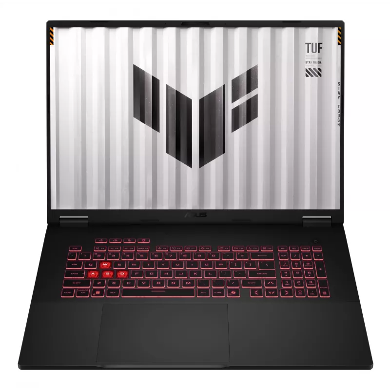 ASUS TUF Gaming A18 FA808UH-S8021 AMD Ryzen™ 7 260 Laptop 45.7 cm (18 inch) WUXGA 16 GB DDR5-SDRAM 512 GB SSD NVIDIA® GeForce RTX™ 5050 Wi-Fi 6E (802.11ax) Black, Grey