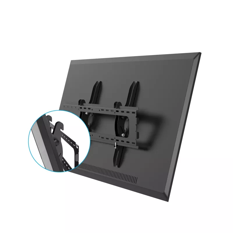 StarTech.com Flat-Screen TV Wall Mount - Tilting, 81.3 cm (32 inch), 190.5 cm (75 inch), 75 x 75 mm, 600 x 400 mm, -15 - 15°, Black