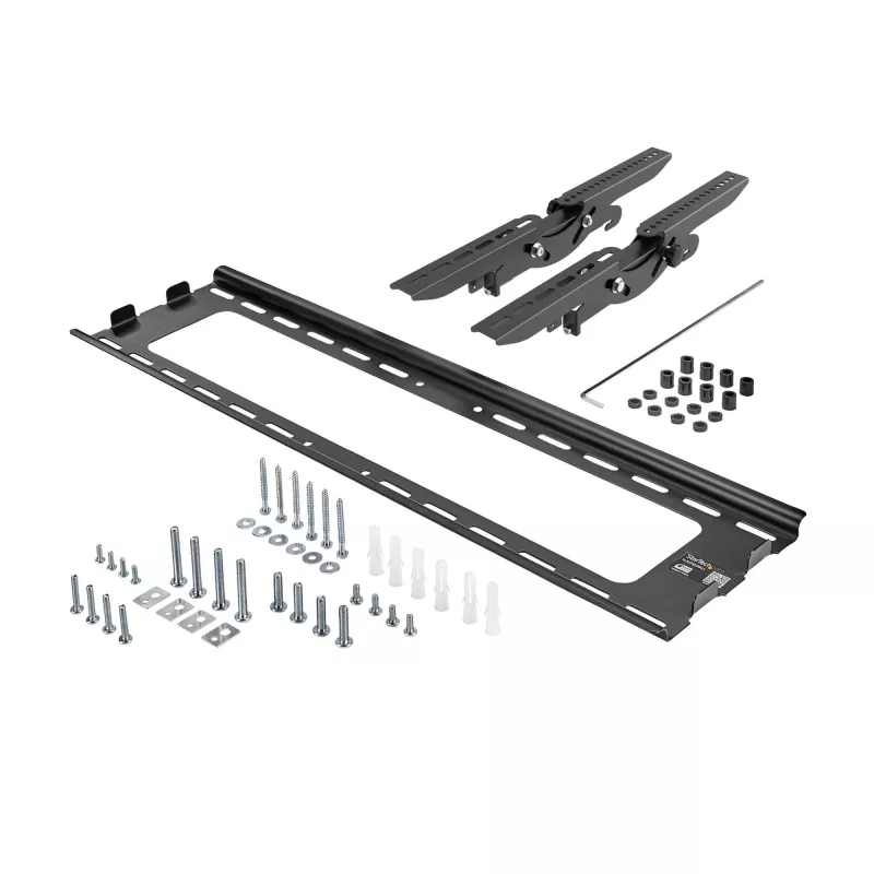 StarTech.com Flat-Screen TV Wall Mount - Tilting, 81.3 cm (32 inch), 190.5 cm (75 inch), 75 x 75 mm, 600 x 400 mm, -15 - 15°, Black