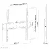 Neomounts FPMA-W300BLACK TV mount wall 32-55 inch - ultra-flat