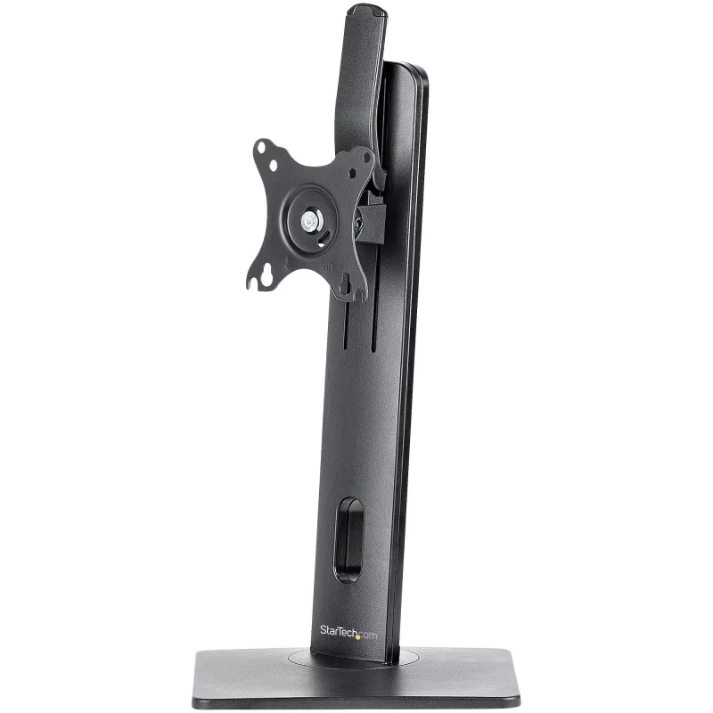 StarTech.com Free Standing Single Monitor Mount - Height Adjustable Monitor Stand - For VESA Mount Displays up to 32 inch (15lb/7kg) - Ergonomic Monitor Stand for Desk - Tilt/Swivel/Rotate