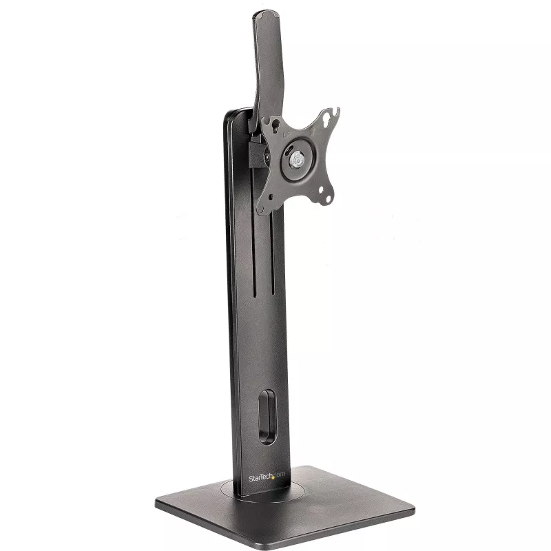 StarTech.com Free Standing Single Monitor Mount - Height Adjustable Monitor Stand - For VESA Mount Displays up to 32 inch (15lb/7kg) - Ergonomic Monitor Stand for Desk - Tilt/Swivel/Rotate