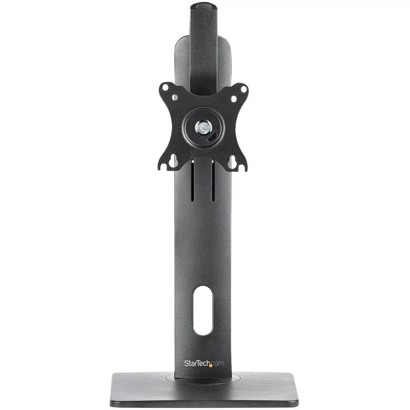 StarTech.com Free Standing Single Monitor Mount - Height Adjustable Monitor Stand - For VESA Mount Displays up to 32 inch (15lb/7kg) - Ergonomic Monitor Stand for Desk - Tilt/Swivel/Rotate