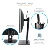 StarTech.com Free Standing Single Monitor Mount - Height Adjustable Monitor Stand - For VESA Mount Displays up to 32 inch (15lb/7kg) - Ergonomic Monitor Stand for Desk - Tilt/Swivel/Rotate