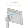StarTech.com Free Standing Single Monitor Mount - Height Adjustable Monitor Stand - For VESA Mount Displays up to 32 inch (15lb/7kg) - Ergonomic Monitor Stand for Desk - Tilt/Swivel/Rotate
