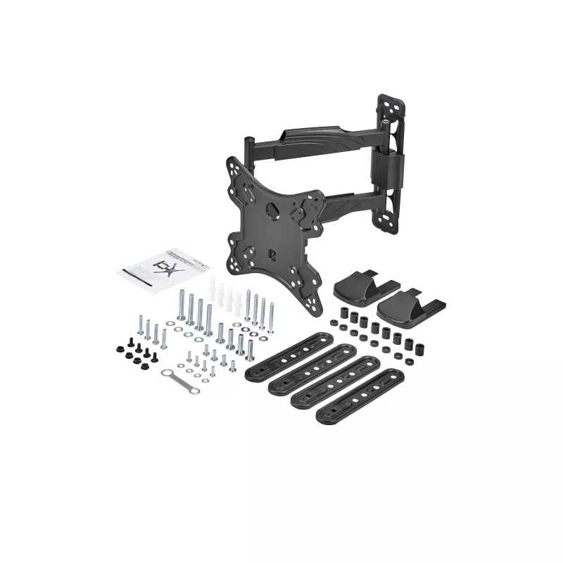 StarTech.com Full Motion TV Wall Mount - 32-55 inch (77lb/35kg) VESA Displays - Low Profile Universal Flat Screen TV Wall Mount - Heavy Duty Adjustable Tilt/Swivel Articulating Arm Bracket