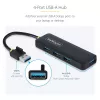 StarTech.com 4-Port USB-A Hub, 5Gbps, Bus Powered, Small Travel Mini USB Hub, Multi-Port USB 3.0 Splitter, Portable USB Hub, Overcurrent Protection (OCP)
