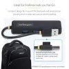 StarTech.com 4-Port USB-A Hub, 5Gbps, Bus Powered, Small Travel Mini USB Hub, Multi-Port USB 3.0 Splitter, Portable USB Hub, Overcurrent Protection (OCP)